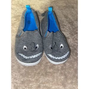 Toddler Shark Canvas Slip Ons Shoes